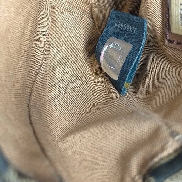 Authentic Fendi Brown Nylon Shoulder Bag mn480-121325 - Picture 11 of 16